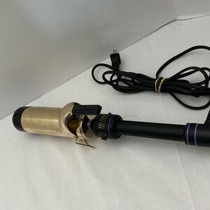 Hot Tools Professional Gold Curling Iron Wand Hair Styler Salon Tool 2" barrel